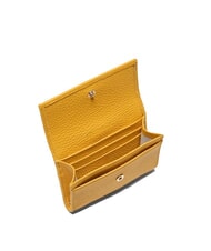 COCCINELLE METALLIC SOFT Hammered leather card holder - Women’s Wallets