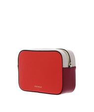 COCCINELLE TEBE TRICOLOR Mini shoulder bag in hammered leather - Women&rsquo;s Bags