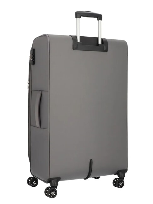FUN CRUISE Large expandable trolley grey/orange - Semi-rigid Trolley Cases