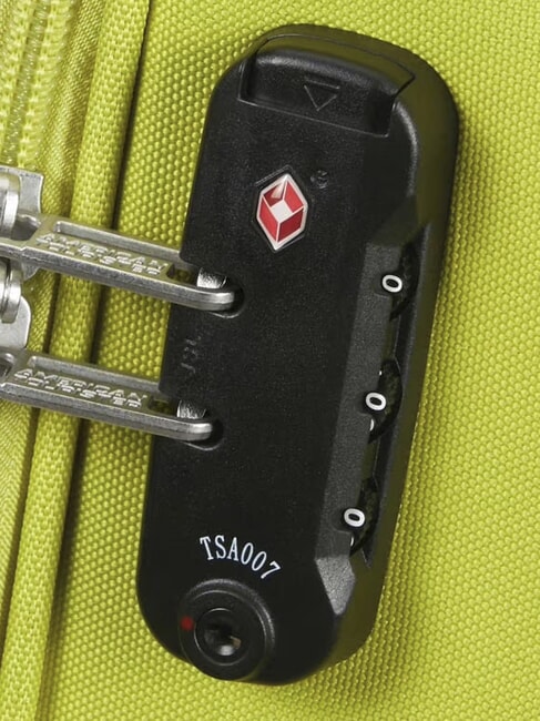 SUN BREAK Set of 3 trolleys: cabin+medium, large exp lime - Trolley Set