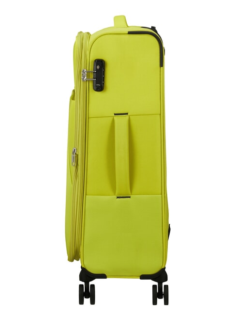 SUN BREAK Large expandable trolley lime - Semi-rigid Trolley Cases