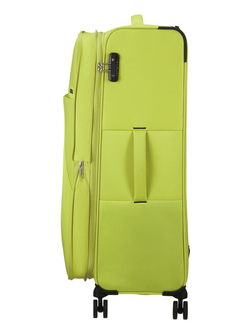 SUN BREAK Large expandable trolley lime - Semi-rigid Trolley Cases