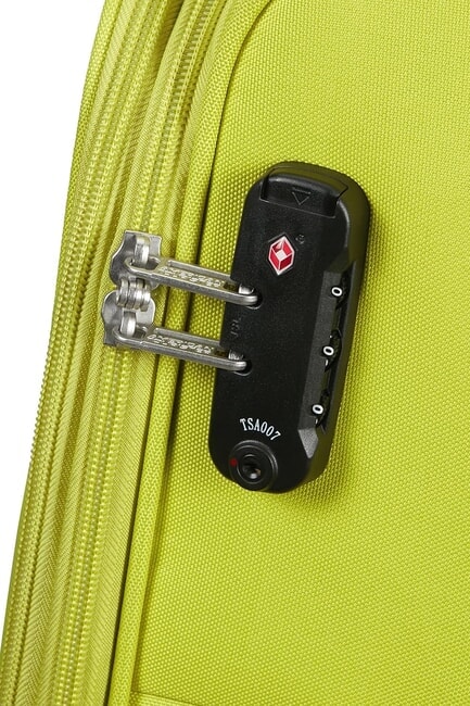 SUN BREAK Large expandable trolley lime - Semi-rigid Trolley Cases