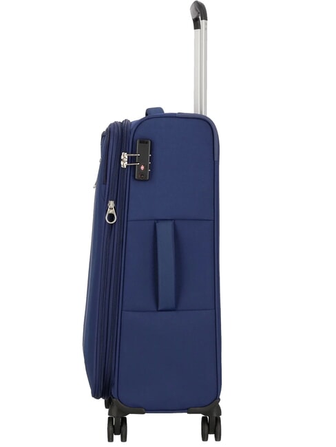 SKY SURFER Large expandable trolley DARKNAVY - Semi-rigid Trolley Cases