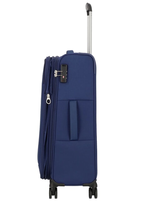 SKY SURFER Large expandable trolley DARKNAVY - Semi-rigid Trolley Cases