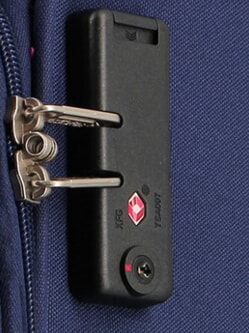 SKY SURFER Large expandable trolley DARKNAVY - Semi-rigid Trolley Cases