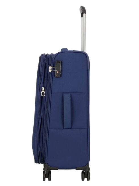 SKY SURFER Medium expandable trolley DARKNAVY - Semi-rigid Trolley Cases