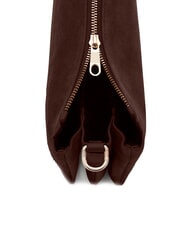 BIASIA FEATHER SMALL Small suede leather shoulder bag dark - Women’s Bags - 3