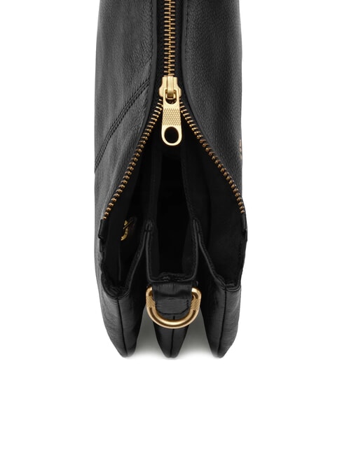 FEATHER SMALL Small leather shoulder bag black - Women’s Bags