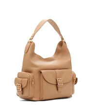 FRANCESCO BIASIA FACTOR Leather cargo shoulder bag camel - Women’s Bags - 2