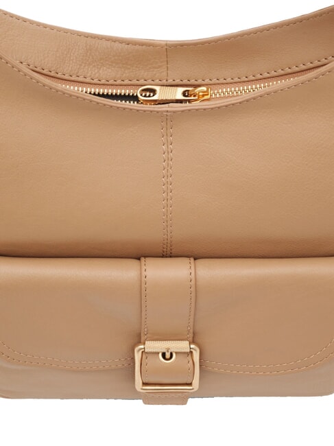 FACTOR Leather cargo shoulder bag camel - Women’s Bags