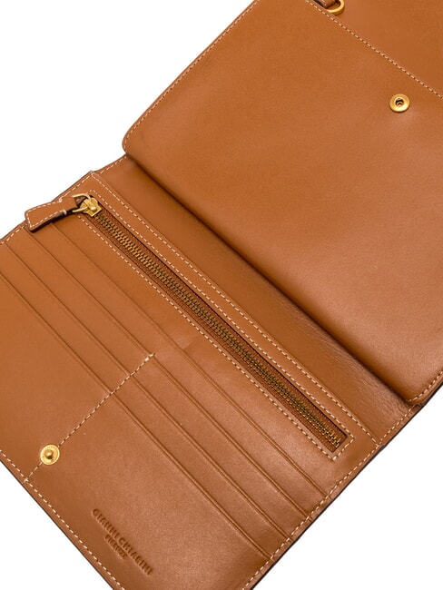 ISA Clutch / Wallet with shoulder strap coral - Women’s Bags