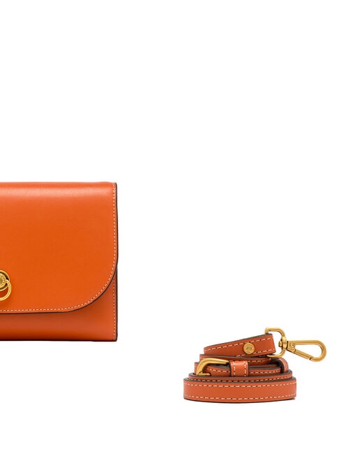 ISA Clutch / Wallet with shoulder strap coral - Women’s Bags