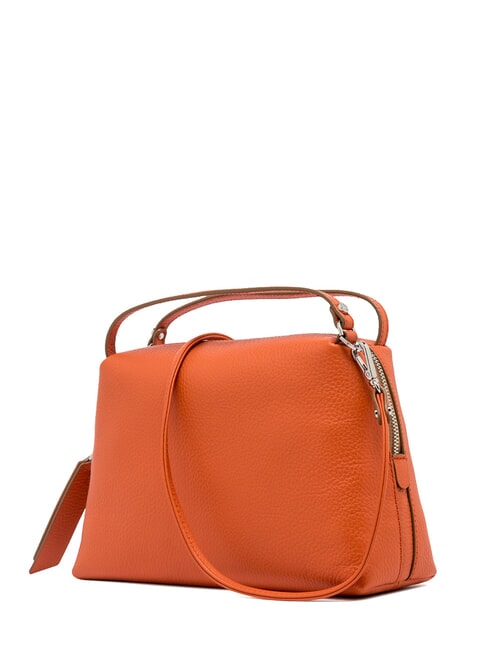 ALIFA Leather bag with shoulder strap coral - Women’s Bags