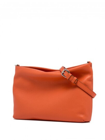 BRENDA Leather bag with shoulder strap coral - Women’s Bags