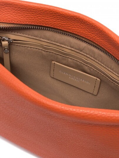 BRENDA Leather bag with shoulder strap coral - Women’s Bags