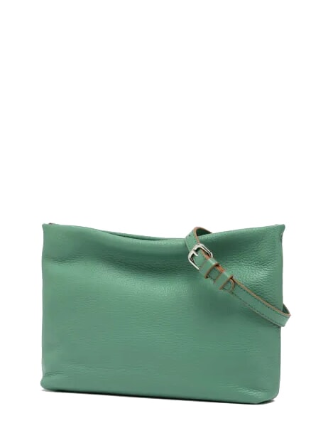 BRENDA Leather bag with shoulder strap mint - Women’s Bags