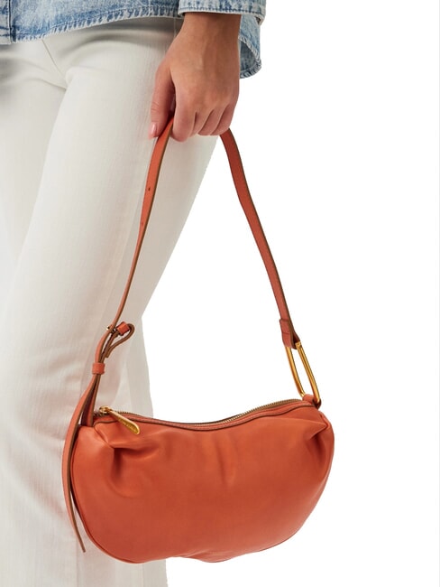 MATILDE Shoulder bag, leather coral - Women’s Bags