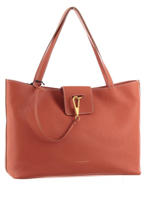 MARISOL Leather shopping bag coral - Women&rsquo;s Bags