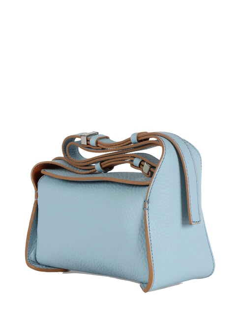 PENELOPE Leather shoulder bag sky-caramel - Women’s Bags