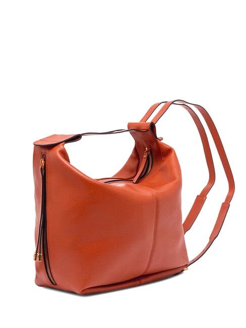 GUIA Shoulder bag / Backpack, leather coral - Women’s Bags