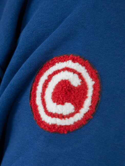 MODISH Crewneck sweatshirt with patch blue jeans - Sweatshirts