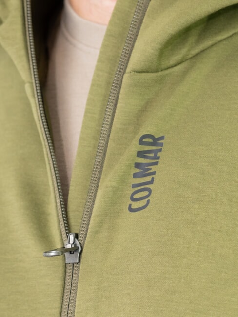 SCI REASON Full zip thermal sweatshirt with hood musk - Sweatshirts