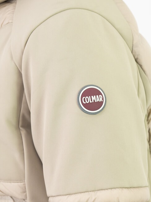 NEW WARRIOR Down jacket with hood coffee cream - Men's down jackets