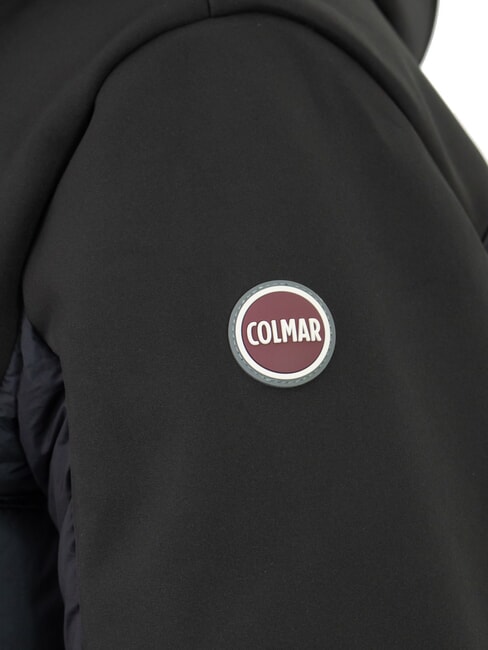 NEWWARRIOR Long bi-material down jacket black - Men's down jackets