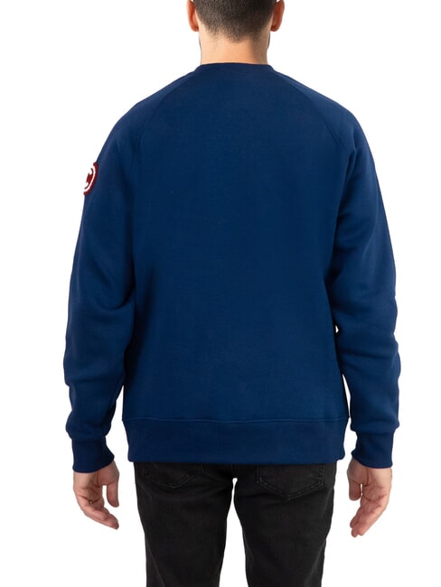 MODISH Crewneck sweatshirt with patch blue jeans - Sweatshirts