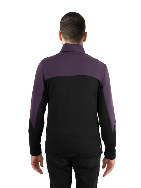 SCI FACETIME Half-zip turtleneck sweatshirt black-blackberry - Sweatshirts
