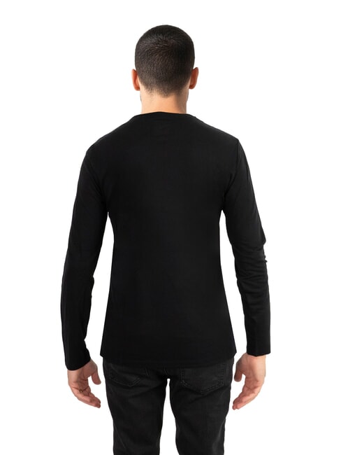 SCI FRONTIER Long-sleeved crew neck thermal T-shirt black - T-shirt