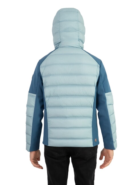 NEW WARRIOR Down jacket with hood darkblue-polar - Men's down jackets