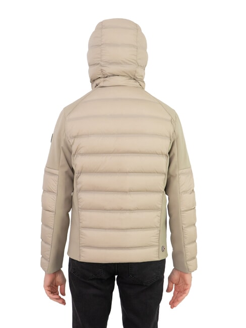 NEW WARRIOR Down jacket with hood coffee cream - Men's down jackets
