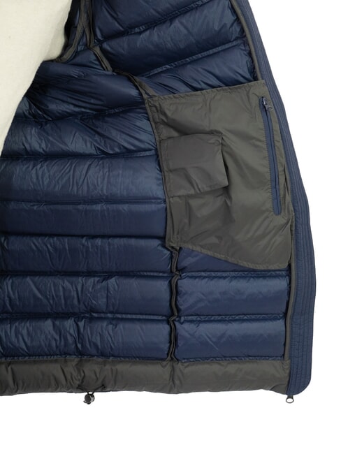 MINIMAL Down jacket with hood navyblue-vulcan - Men's down jackets