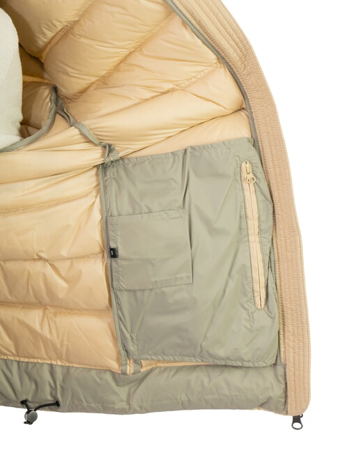 MINIMAL Down jacket with hood arizona-coffeecream - Men's down jackets