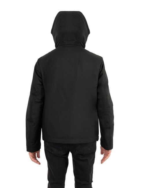 CRISSCROSS Hooded jacket black - Men's Jackets