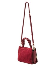 COCCINELLE BOHEME NEW GEOMETETRIC PATCH Suede leather handbag with shoulder strap - Women’s Bags