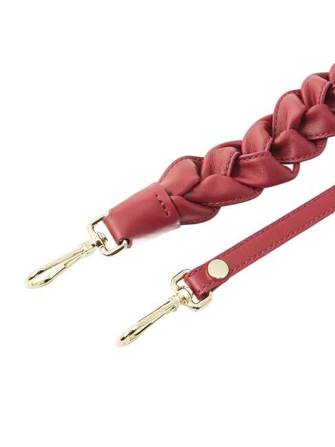 BOHEME NEW GEOMETETRIC PATCH Suede leather handbag with shoulder strap mul.ribes/currants - Women’s Bags