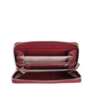 COCCINELLE METALLIC SOFT Textured leather zip wallet currant - Women’s Wallets - 2