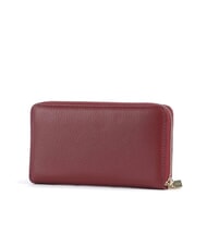 COCCINELLE METALLIC SOFT Textured leather zip wallet currant - Women’s Wallets - 3