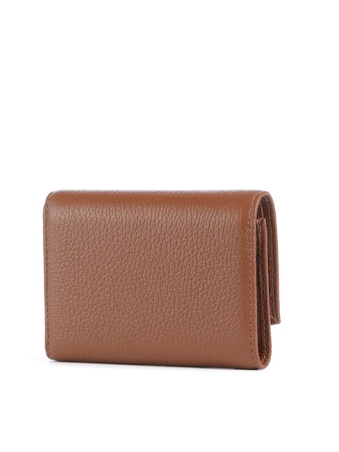 METALLIC SOFT  Small leather wallet cognac - Women&rsquo;s Wallets
