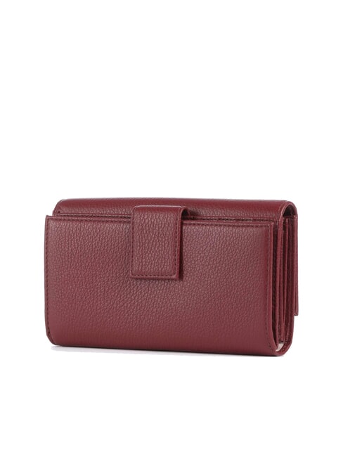 METALLIC SOFT Large leather wallet currant - Women’s Wallets