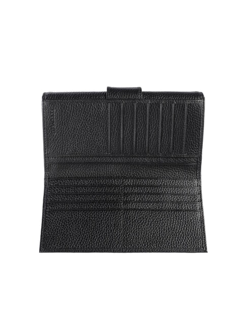 METALLIC SOFT Large leather wallet Black - Women’s Wallets