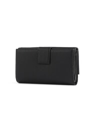 COCCINELLE METALLIC SOFT Large leather wallet Black - Women’s Wallets - 4