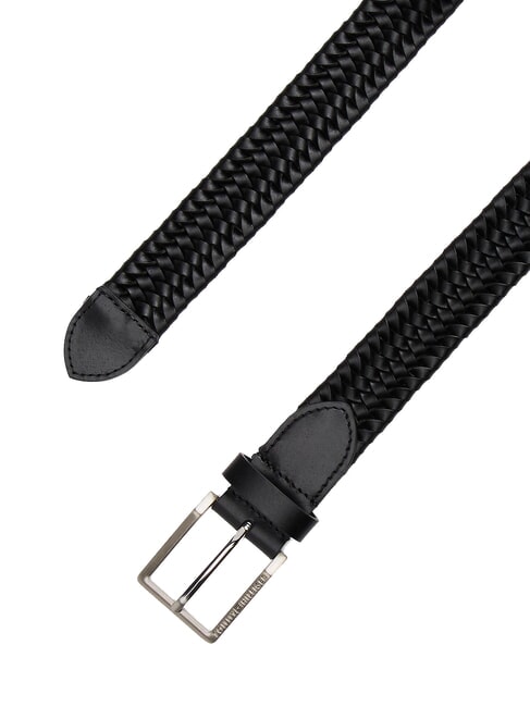 OLIVER Leather belt black - Belts