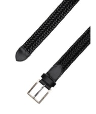 TOMMY HILFIGER OLIVER Leather belt black - Belts - 3