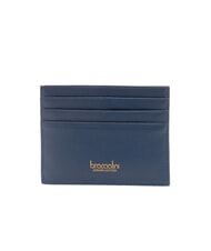 BRACCIALINI BASIC Flat leather card holder blue - Women’s Wallets - 2