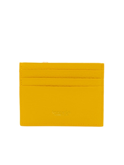 BASIC Leather credit card holder yellow - Women&rsquo;s Wallets