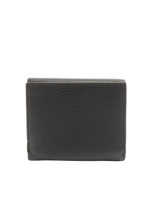 BASIC Compact leather wallet black - Women’s Wallets